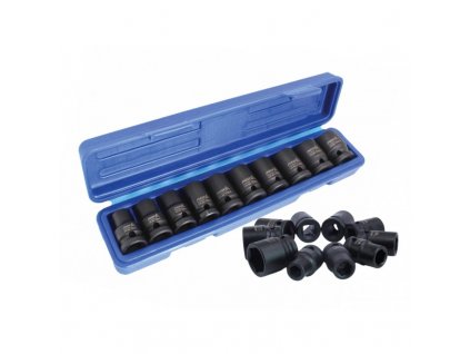 Nástrčné klíče 1/2" úderové hlavice  10-24mm Cr-m, Asta