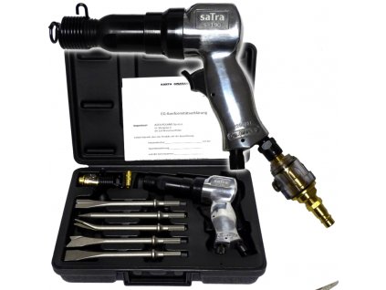 S 190KIT / Klempířské vzduchové úderové kladivo s dláty a sekáči, Pneumatické úderové kladivo + dláta a sekáče