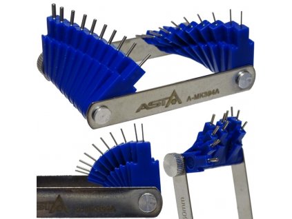 Měrka trysky motocyklového karburátoru 0,45 - 1,5 mm