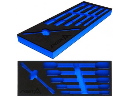 Pěnová vložka EVA pro vozík na nářadí, pro kloubové klíče , Asta