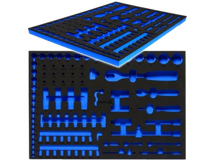 APF-16 EVA pěnová vložka pro 3/4' zásuvky pro vozík na nářadí, Asta