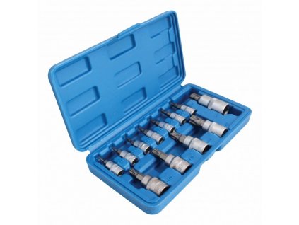 S-H125TP Nástrčný klíč TORX s otvorem 5-hranný, TS8-TS60, 12 kusů