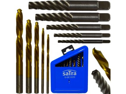 S-SE10CD Vytahováky na zalomené šrouby 2-7,5mm, 10 ks