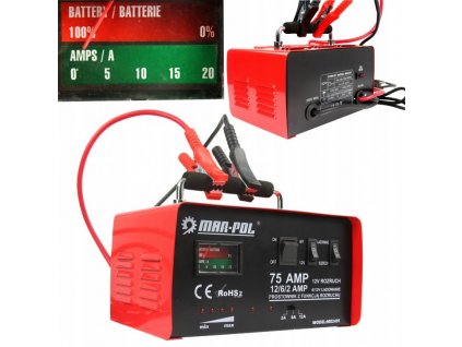 M82491 Nabíječka 75A, 6V/12V, 20-120Ah
