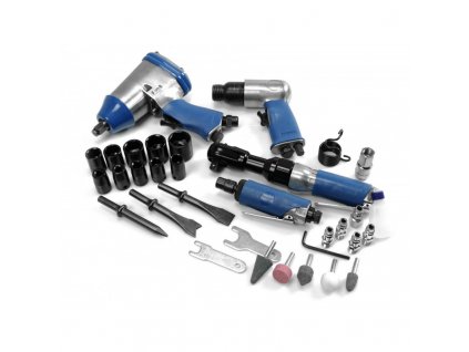 M80553 Pneumatická sada nářadí 4-dílná, 28ks příslušenství