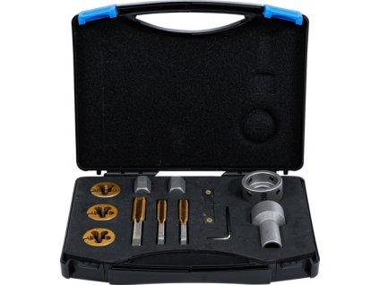 B.1988 Sada závitníků a závitnic pro matice kol a čepy, 12ks BGS-technic Germany