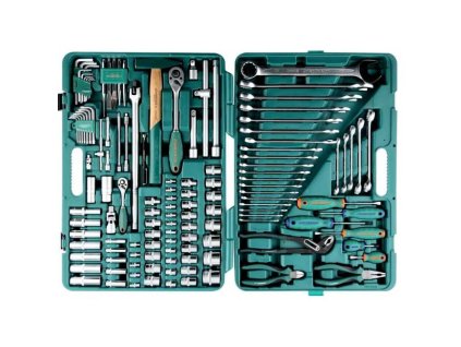 Velká sada ručního nářadí a hlavic 1/4" a 1/2" 127 ks Jonnesway S04H524127S