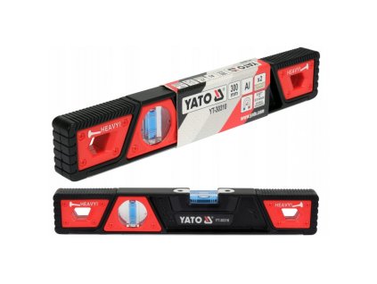 Magnetická vyztužená vodováha 300 mm YT-30310