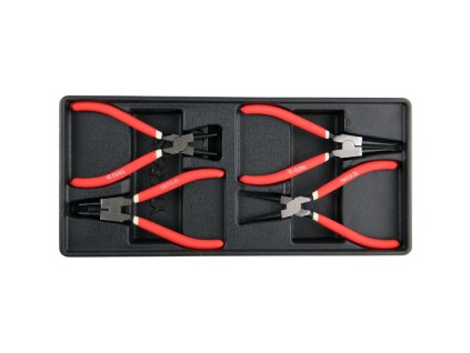 Kleště na pojistné kroužky 4ks 180mm Yato YT-55443