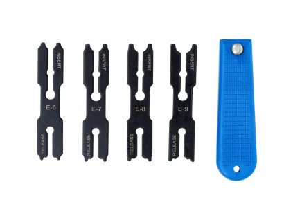 Sada nástrojů na pojistné segrovky E-clip 6,7,8,9mm 4v1 BGS B.9199