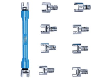Sada klíčů pro nastavení napětí drátů jízdních kol a motocyklů 5,0 - 6,8 mm 10ks BGS B.8361