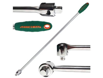 Kloubový utahovák "trhák" na nástrčné klíče 1/2" 780mm Jonnesway S22H42780
