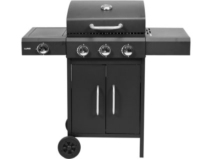 Plynový zahradní gril s bočním hořákem 3+1 11,6kW Lund 99646