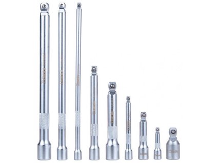 Adaptéry prodlužovací 1/4" 3/8" 1/2" 9ks Tvardy T00131