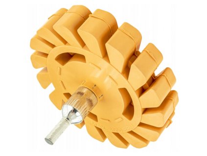 ⭐ Gumový kotouč pro odstraňování lepidla z hliníkových ráfků, barvy, samolepek a čistící fólie Falcon F03135