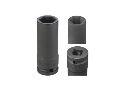 Dlouhý úderový nástrčný klíč 1/2" 19mm Easy fit Jonnesway S21AD4119