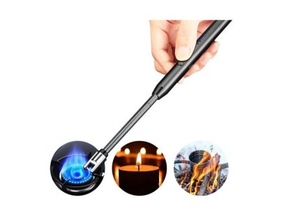 Kuchyňský zapalovač s napájením USB-C Silver JL891