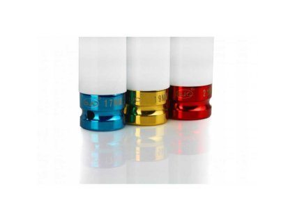 Rázové krátké nástrčné gola hlavice pro hliníková kola 17,19,21 mm 1/2" Falcon F08031