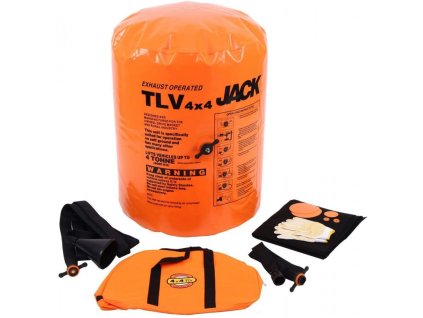 Zvedák pro automobil poháněný výfukem AIR JACK 4t 80cm odolný PVC