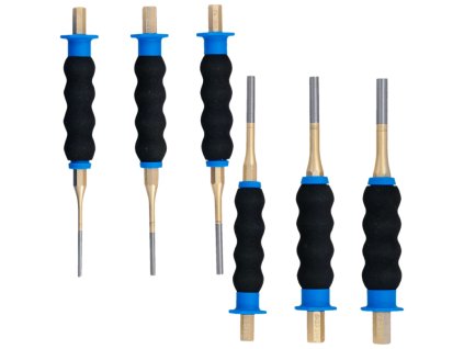 Sada průbojníku s krytem rukojeti 3-8mm 6ks 180mm BGS B.74591