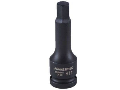 Šestihranný rázový bit H11 s 1/2" objímkou ​​S05A4H11 Jonnesway