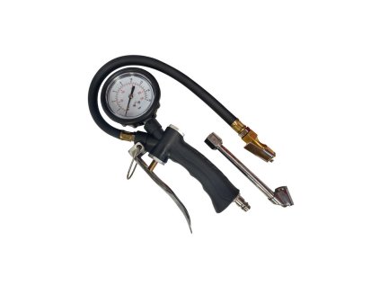 Pistole na huštění pneumatik s manometrem a dlouhou tryskou TIR Magma TG-14