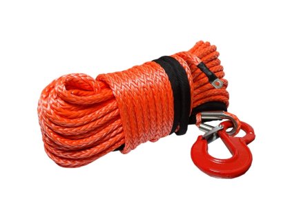 Syntetické lano pro naviják 10 mm 25m s hákem