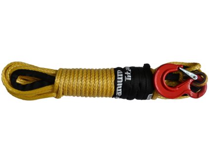 Syntetické lano pro naviják 10 mm 25m s hákem