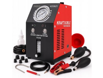 Generátor kouře s kompresorem pro testy těsnosti KD3521 KRAFT&DELE