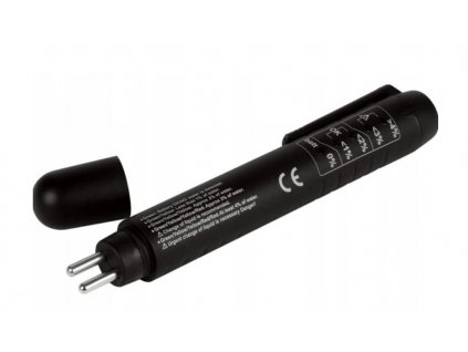 Tester brzdové kapaliny 5-diod  Tester umožňuje rychlou a pohodlnou kontrolu obsahu vody v brzdové kapalině,