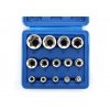 Gola klíče Torx Torx-E E4-E2 3/8" 1/2" 1/4". Sada 14ks nástrčných klíčů