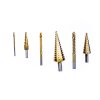 S-SDS6 Stupňovité a frézovací vrtáky HSS, 6 ks