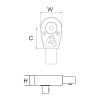 Ráčnová hlavice pro momentový klíč 1/2" 14x18mm Jonnesway T29014
