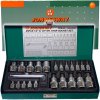 Sada nástrčných hlavic a klíčů Torx a E 1/4" a 1/2" 25 ks Jonnesway S06H425S