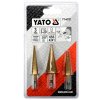 Sada kuželových stupňovitých vrtáků 3-20mm Yato YT-44731