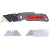 Zavírací nůž se zámkem 160mm + 5 čepelí BGS B.50600