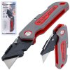Zavírací nůž se zámkem 160mm + 5 čepelí BGS B.50600