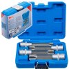 Gola hlavice Torx s otvorem T70-T100 1/2" 4ks BGS B.5103