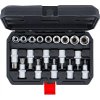 Nástrčné klíče Torx T20-T70 a E10-E24 1/2" 19ks BGS B.95100