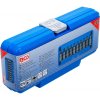 Sada nástrčných klíčů Torx T10 - T70 1/2' s pojistným kolíkem a gumovým kroužkem BGS B.5097