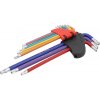 Sada 9 velmi dlouhých klíčů Torx T10-T50 Yato YT-05636
