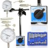 Úchylkoměr s magnetickým stojanem 0-10 mm + 22 adaptérů Magnus MGS01622C