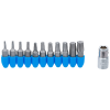 Sada bitů 6,3mm 1/4" T TORX 11ks BGS-Germany B.784