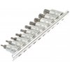 Zástrčné klíče xzn spline M4-M18 60mm 1/2''  62mm 10 ks na liště