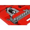 11-dílná sada na pertlování -  rozšíření konců brzdových, vzduchových, klimatizačních trubek 1/2”, 7/16", 5/16", 1/4”, 3/16", 3/8", 5/8"