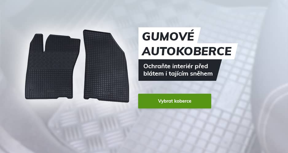 Gumové autokoberce, gumové koberce do auta