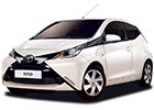 Nerezové opěrky nohy pro Toyota Aygo