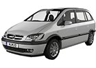 Střešní nosiče a příčníky pro Opel Zafira A