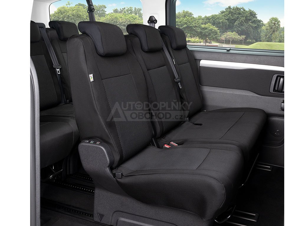 Autopotahy DV3 PSA/Toyota • 2/3. řada • 1+2 dělená opěradla