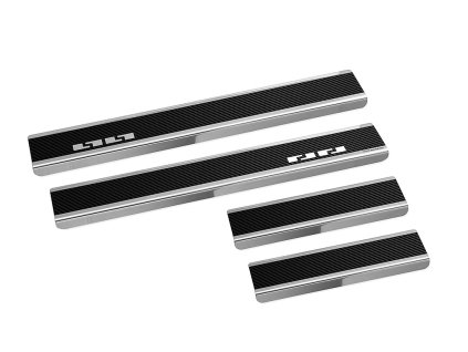 Prahové lišty Omoda 9 2025-2026 • nerez s karbonem